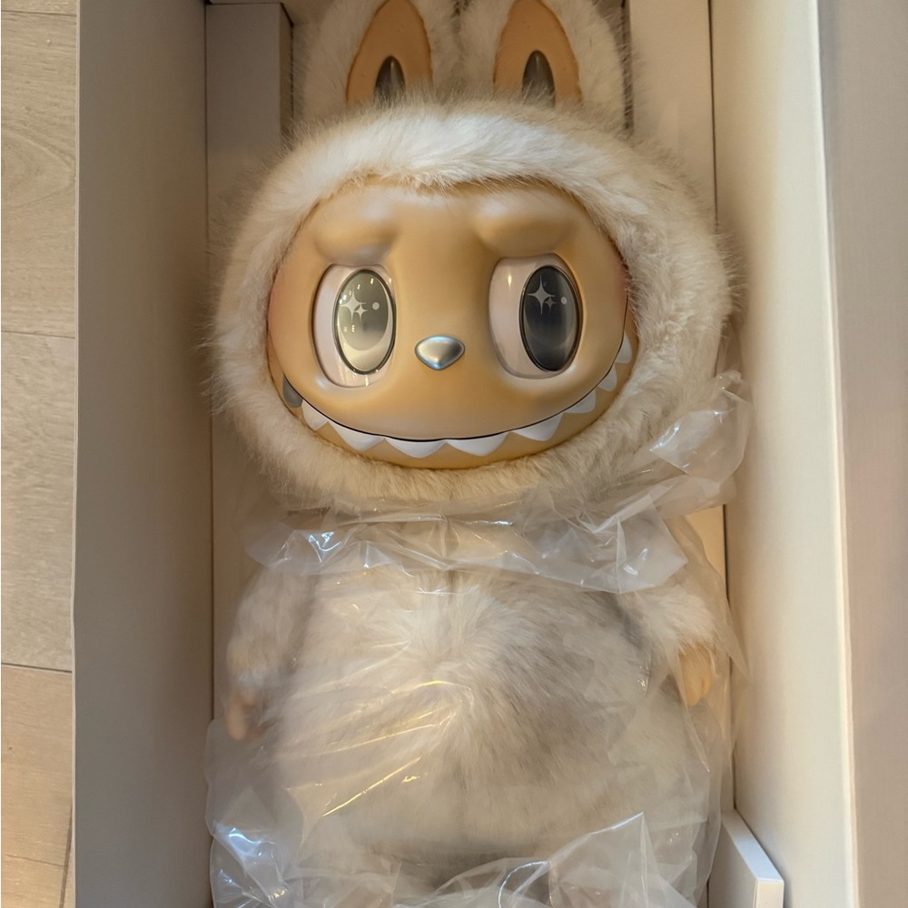 100% Auth Labubu Zimomo Angel In Clouds Sealed New Receipt Pop mart 22”Large